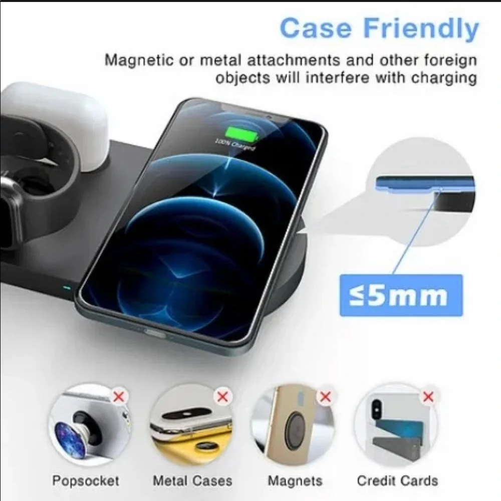 Wireless Charger, CW310, 3-in-1 Fast Charging Station